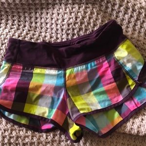 Lululemon speed shorts